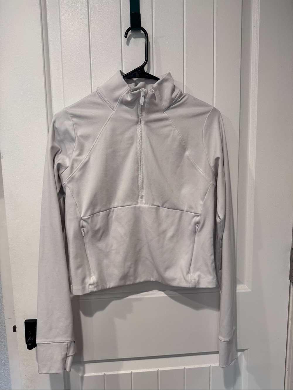 all in motion White Quarter-Zip Athletic Pullover